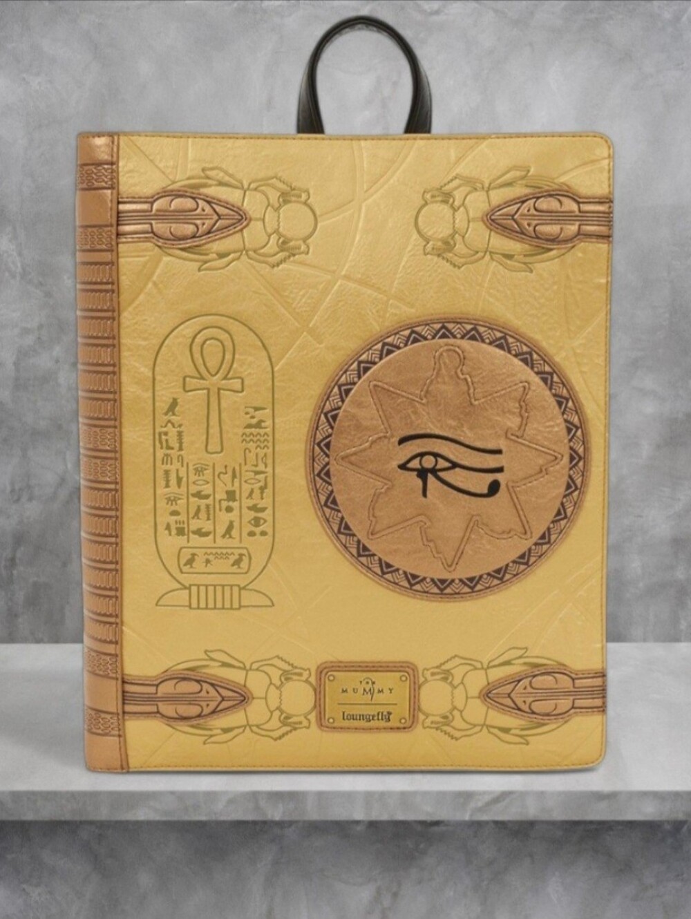 Loungefly The Mummy Book of the Living Mid-Size Backpack 📜